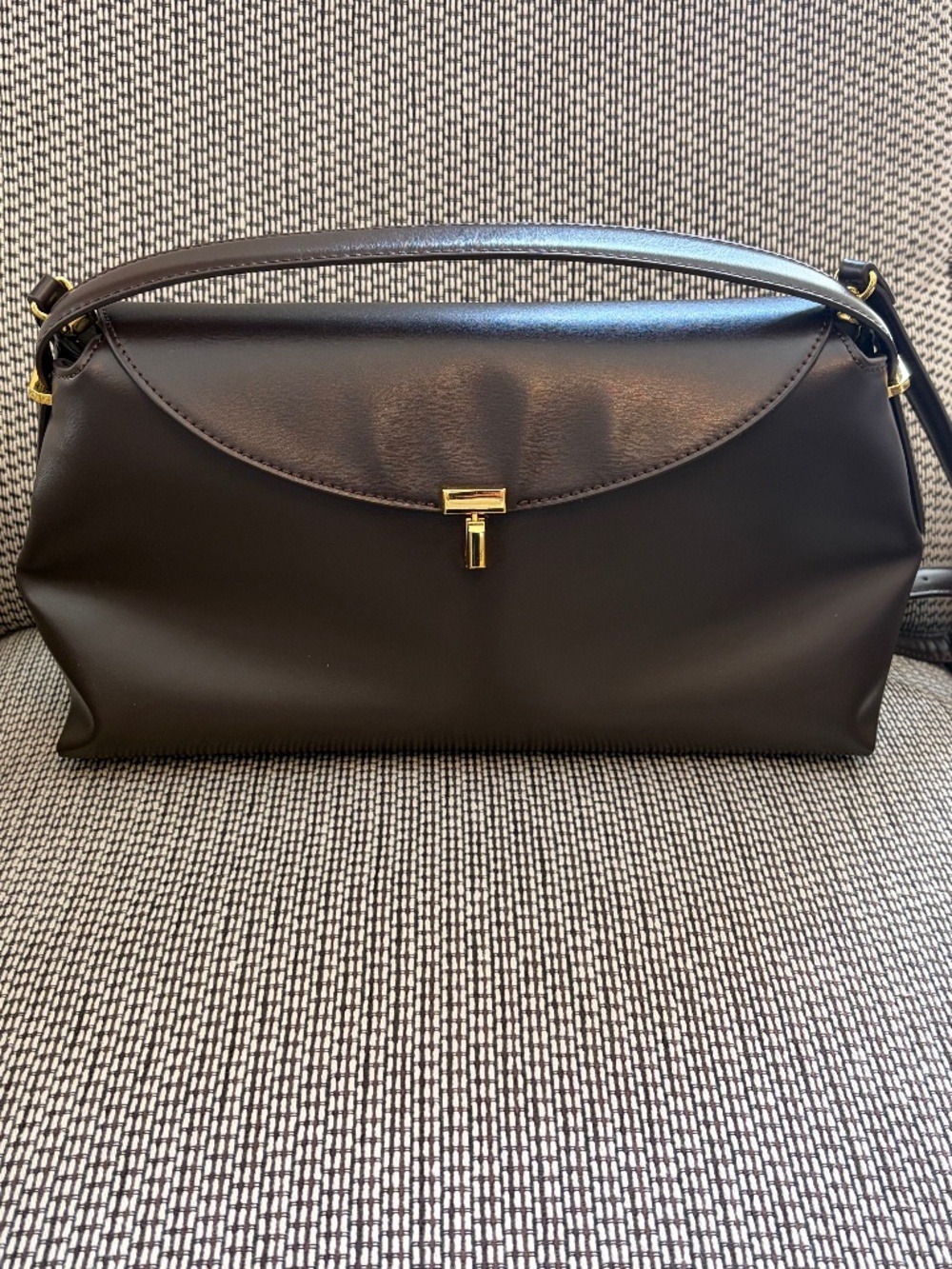 Designer inspired Chocolate Brown Two Way Bag